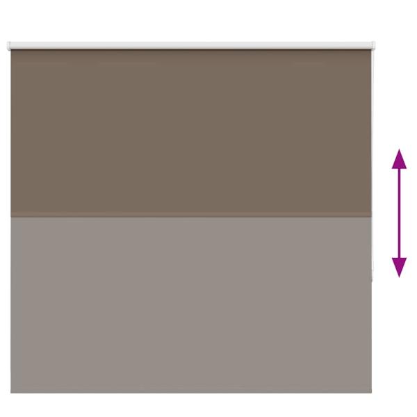 Verdunkelungsrollo Kaffeebraun 165x150 cm Stoffbreite 161,6 cm