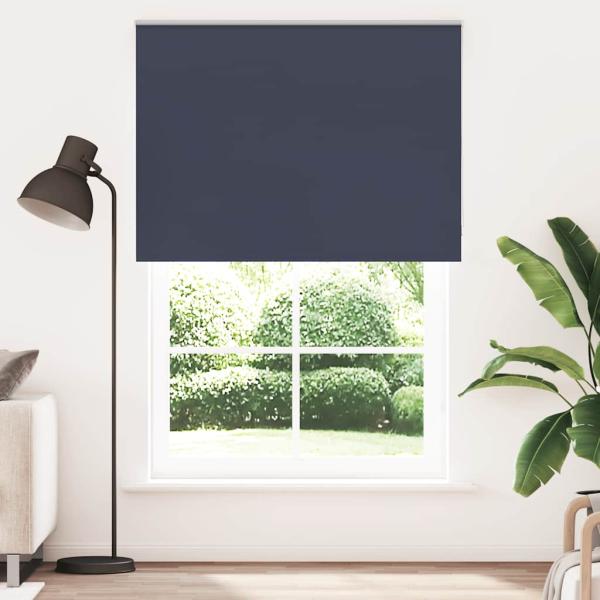 ARDEBO.de - Verdunkelungsrollo Marineblau 150x230 cm Stoffbreite 146,6 cm