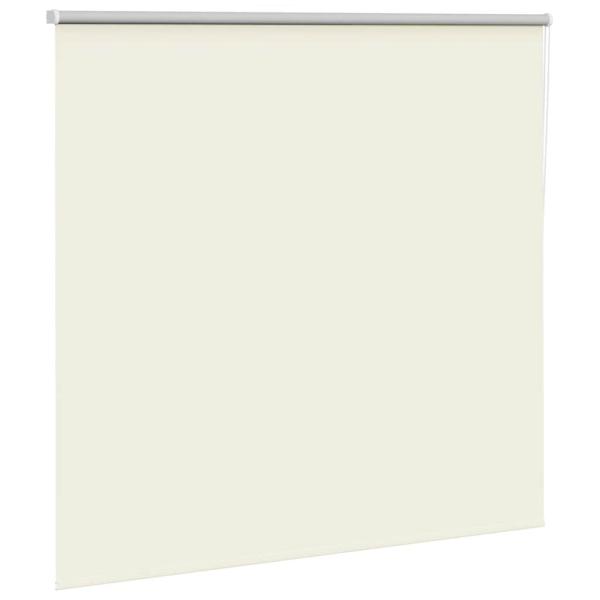 Verdunkelungsrollo Cremeweiß 155x150cm Stoffbreite 151,6cm