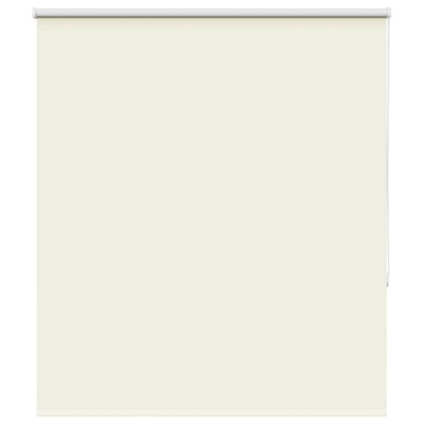 ARDEBO.de - Verdunkelungsrollo Cremeweiß 120x175cm Stoffbreite 116,6cm