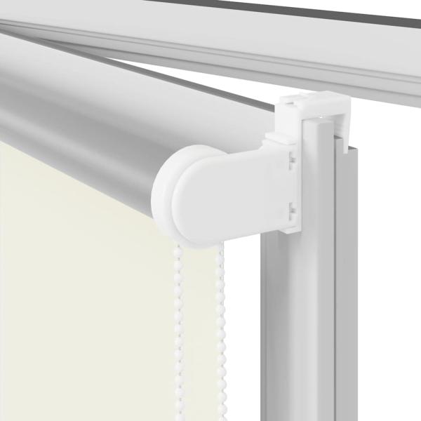 Verdunkelungsrollo Cremeweiß 120x175cm Stoffbreite 116,6cm