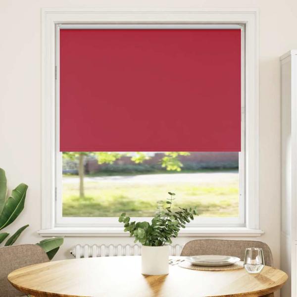 ARDEBO.de - Verdunkelungsrollo Rot 115x130cm Stoffbreite 110,7cm Polyester