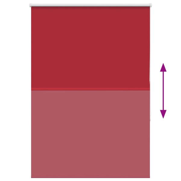 Verdunkelungsrollo Rot 115x130cm Stoffbreite 110,7cm Polyester