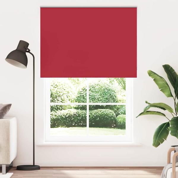 ARDEBO.de - Verdunkelungsrollo Rot 145x210cm Stoffbreite 141,6cm Polyester