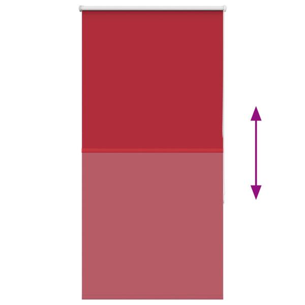 Verdunkelungsrollo Rot 80x150 cm Stoffbreite 75,7 cm Polyester