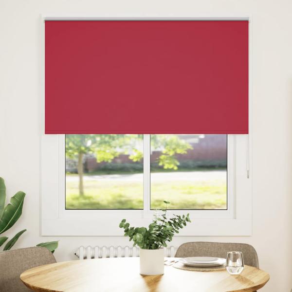 ARDEBO.de - Verdunkelungsrollo Rot 135x175cm Stoffbreite 131,6cm Polyester