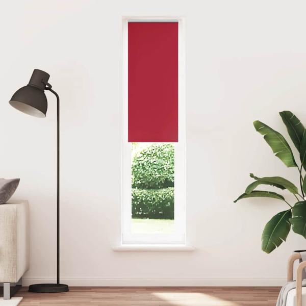 ARDEBO.de - Verdunkelungsrollo Rot 55x230 cm Stoffbreite 50,7 cm Polyester