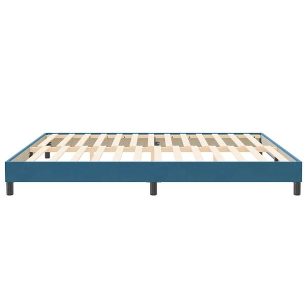 ARDEBO.de - Boxspringbett ohne Matratze Dunkelblau 200x210 cm Samt
