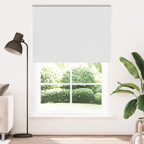 Verdunkelungsrollo Weiß 160x210cm Stoffbreite 156,6cm Polyester