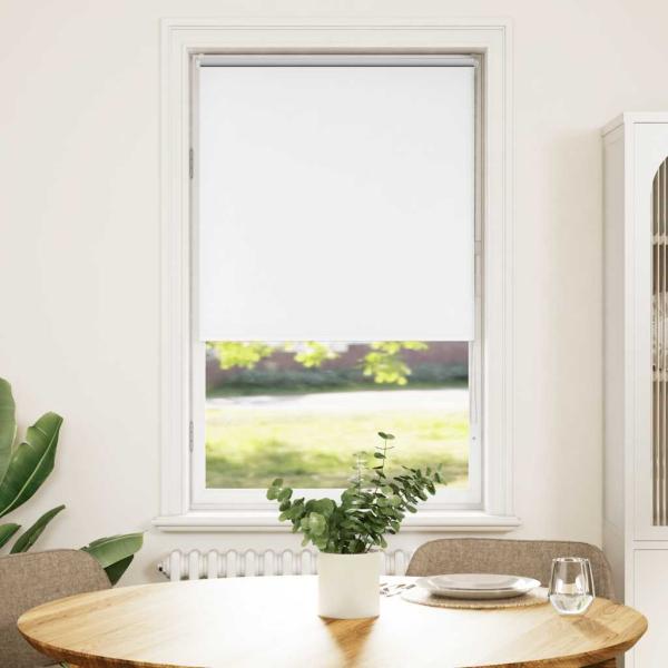 Verdunkelungsrollo Weiß 80x175cm Stoffbreite 75,7 cm Polyester