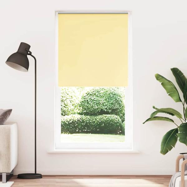 Verdunkelungsrollo Gelb 115x230cm Stoffbreite 110,7cm Polyester