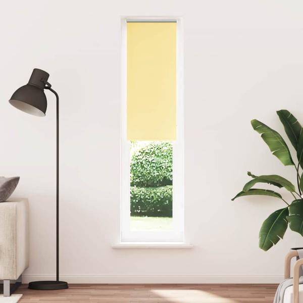 Verdunkelungsrollo Gelb 40x230 cm Stoffbreite 35,7 cm Polyester