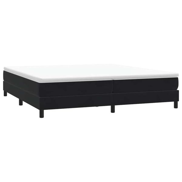 Boxspringbett ohne Matratze Schwarz 200x220 cm Samt