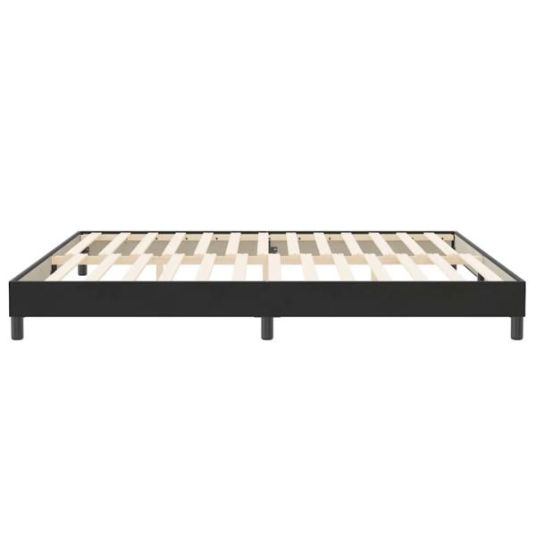 Boxspringbett ohne Matratze Schwarz 200x220 cm Samt