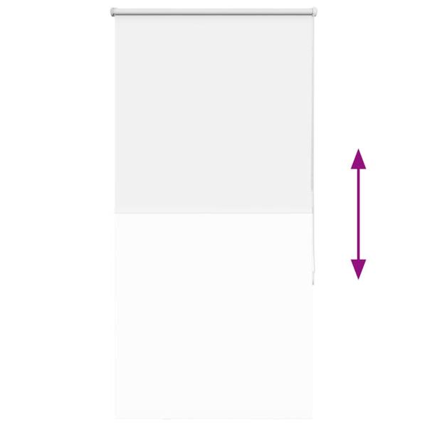 Verdunkelungsrollo Weiß 85x175cm Stoffbreite 80,7 cm Polyester