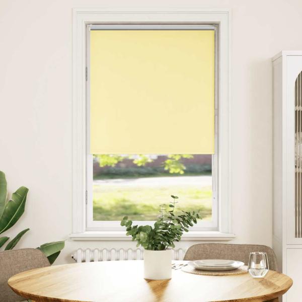 ARDEBO.de - Verdunkelungsrollo Gelb 85x150 cm Stoffbreite 80,7 cm Polyester