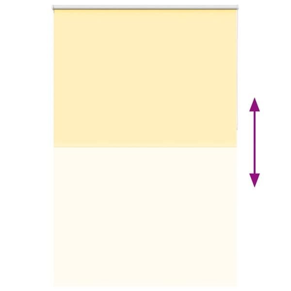 Verdunkelungsrollo Gelb 150x230cm Stoffbreite 146,6cm Polyester