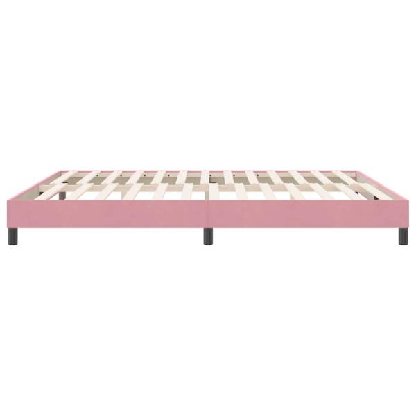 Boxspringbett ohne Matratze Rosa 180x220 cm Samt