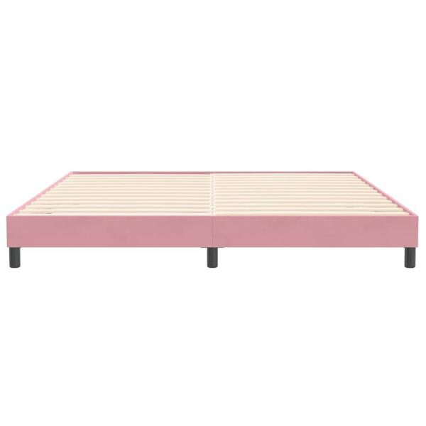 Boxspringbett ohne Matratze Rosa 200x210 cm Samt