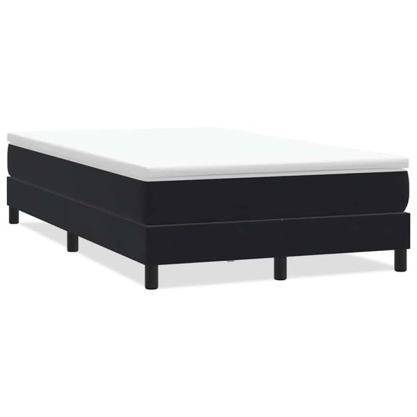 Boxspringbett ohne Matratze Schwarz 120x220 cm Samt