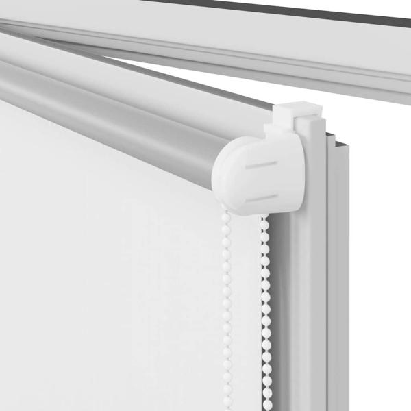 ARDEBO.de - Verdunkelungsrollo Weiß 50x230cm Stoffbreite 45,7 cm Polyester