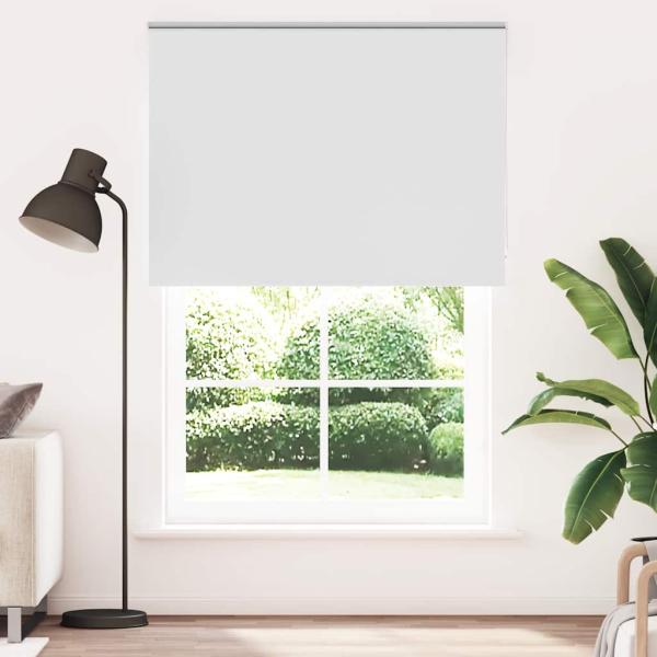 Verdunkelungsrollo Weiß 155x230cm Stoffbreite 151,6cm Polyester