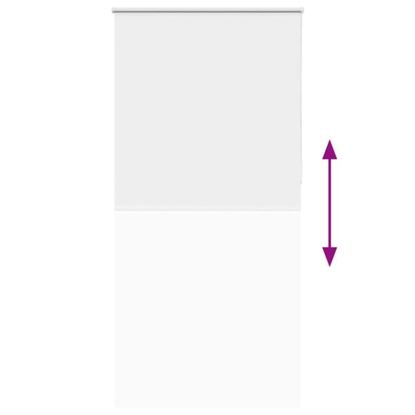Verdunkelungsrollo Weiß 100x210cm Stoffbreite 95,7cm Polyester
