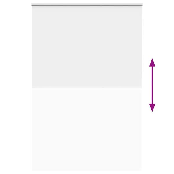 Verdunkelungsrollo Weiß 145x210 cm Stoffbreite 141,6 cm