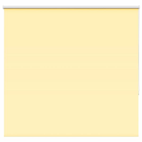 ARDEBO.de - Verdunkelungsrollo Gelb 165x150cm Stoffbreite 161,6cm Polyester