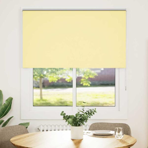 Verdunkelungsrollo Gelb 135x150cm Stoffbreite 131,6cm Polyester