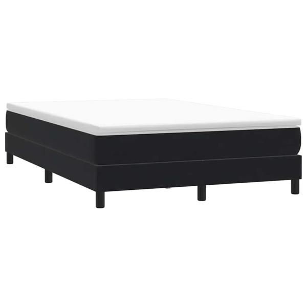 Boxspringbett ohne Matratze Schwarz 160x220 cm Samt
