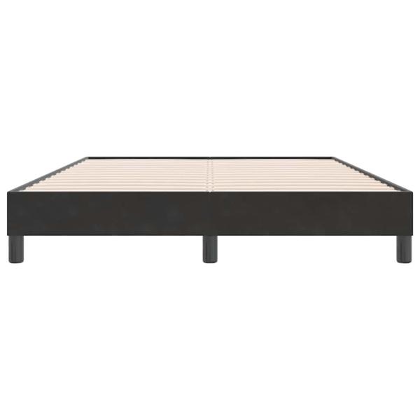Boxspringbett ohne Matratze Schwarz 160x220 cm Samt