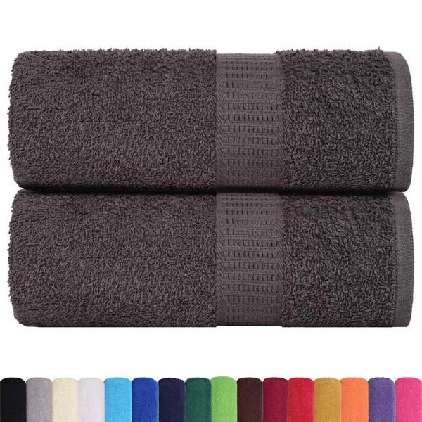 Waschtücher FROGN 2 Stk. Anthrazit 30x30 cm 360 g/m²