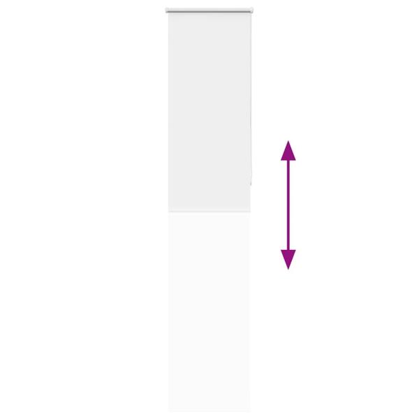 Verdunkelungsrollo Weiß 55x230cm Stoffbreite 50,7 cm Polyester