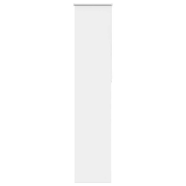 ARDEBO.de - Verdunkelungsrollo Weiß 45x230cm Stoffbreite 40,7 cm Polyester