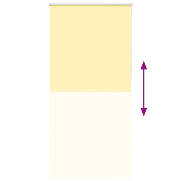 Verdunkelungsrollo Gelb 105x230cm Stoffbreite 100,7cm Polyester