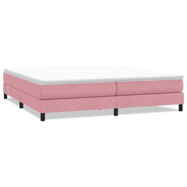 Boxspringbett ohne Matratze Rosa 200x220 cm Samt