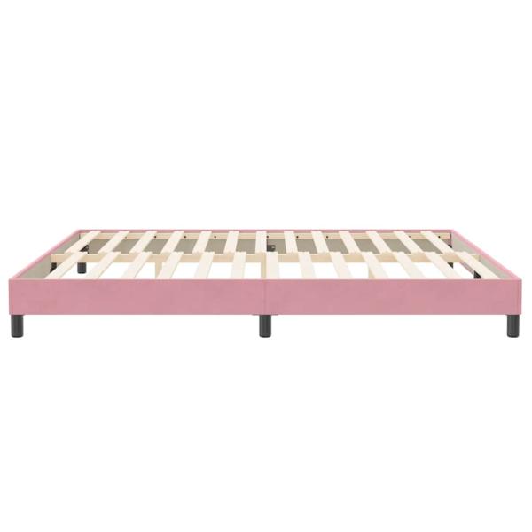 Boxspringbett ohne Matratze Rosa 200x220 cm Samt