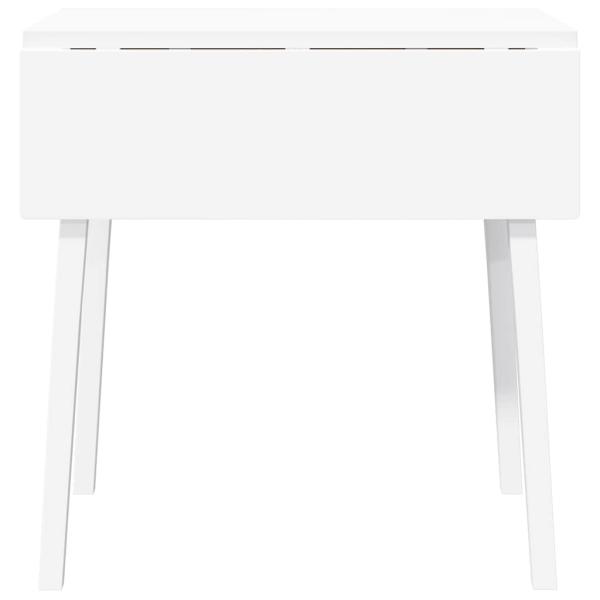 Esstisch Weiß Massivholz Gummibaumholz