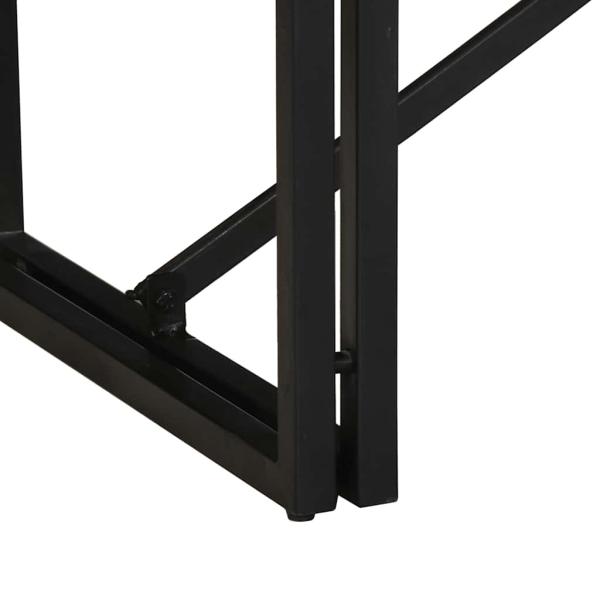 Couchtisch 80x40x35 cm Raues Massivholz Mango