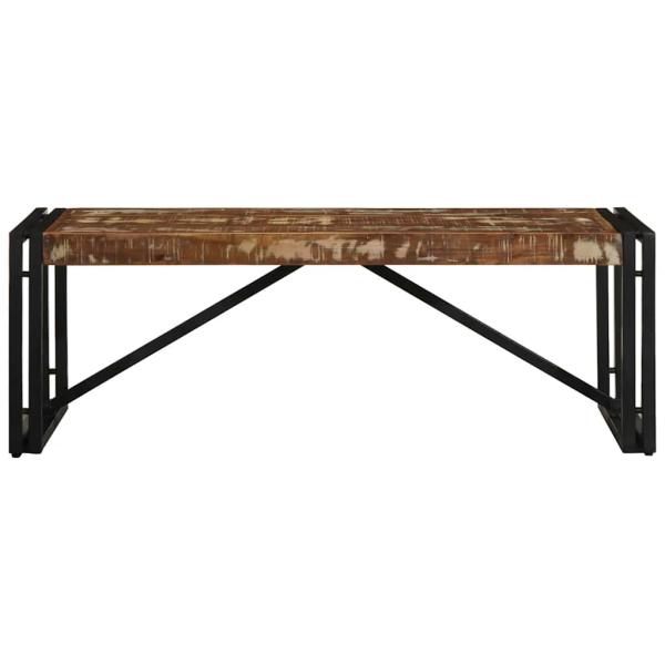 Couchtisch Mehrfarbig 100x50x35 cm Altholz Massivholz
