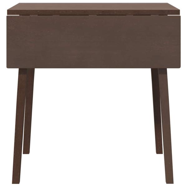 Esstisch Hellbraun Massivholz Gummibaumholz