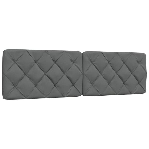 Bettgestell ohne Matratze Dunkelgrau 180x200 cm Stoff