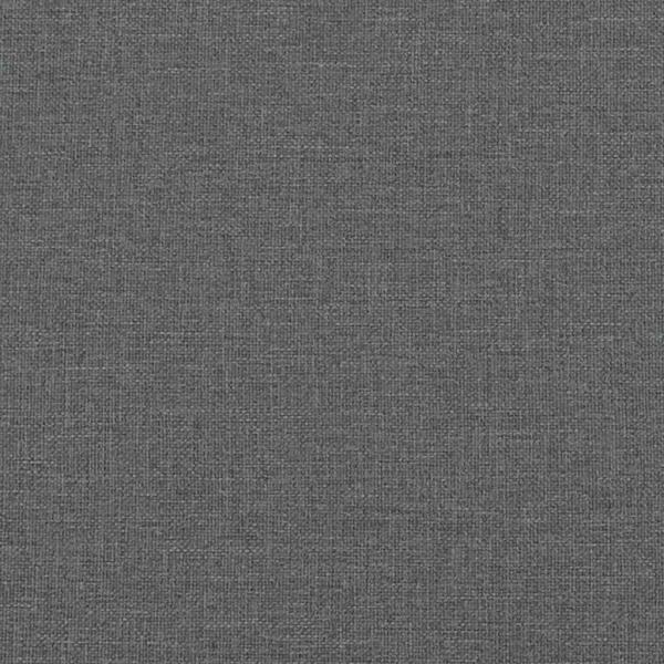 Bettgestell ohne Matratze Dunkelgrau 90x200 cm Stoff