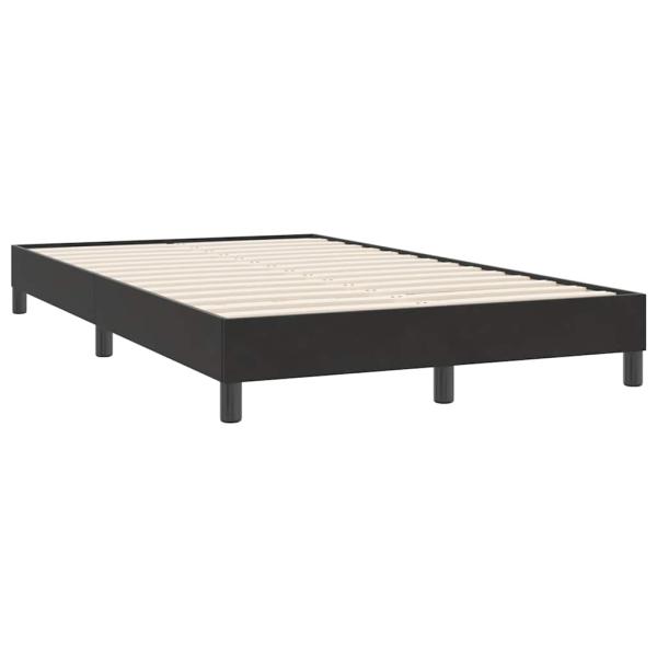ARDEBO.de - Boxspringbett mit Matratze Schwarz 120x220 cm Samt