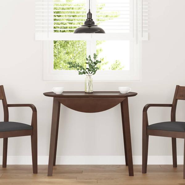 ARDEBO.de - Esstisch Hellbraun Massivholz Gummibaumholz