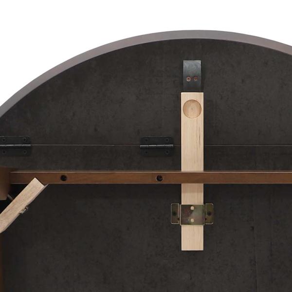 Esstisch Hellbraun Massivholz Gummibaumholz