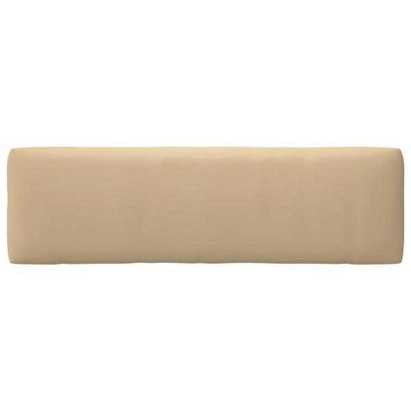 Outdoor-Mittelsofa Paletten Kiefernholz Imprägniert Weiß