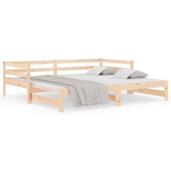 Ausziehbares Tagesbett ohne Matratze 80x200 cm