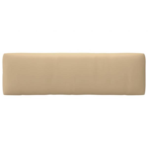 Outdoor-Mittelsofa Paletten Imprägniertes Kiefernholz Grau